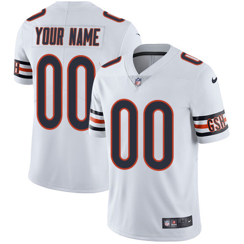 Men's Chicago Bears ACTIVE PLAYER Custom White NFL Vapor Untouchable Limited Stitched Jersey